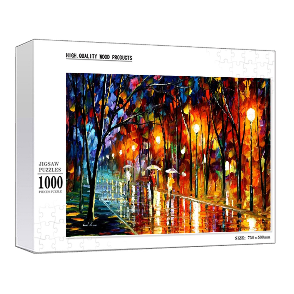パズル EVENING RAIN IN THE PARK 1000ピース[2]