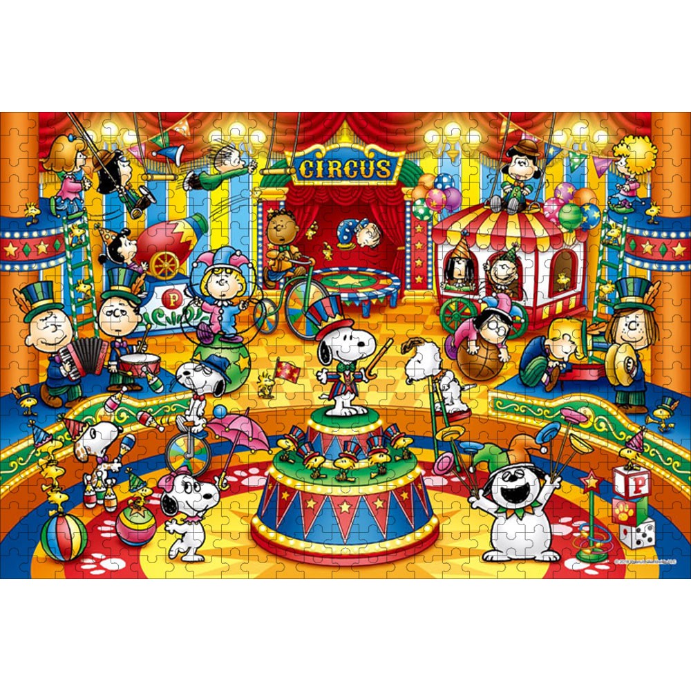 スヌーピー ピーナッツ サーカス 500ピース 38×52cm 木製