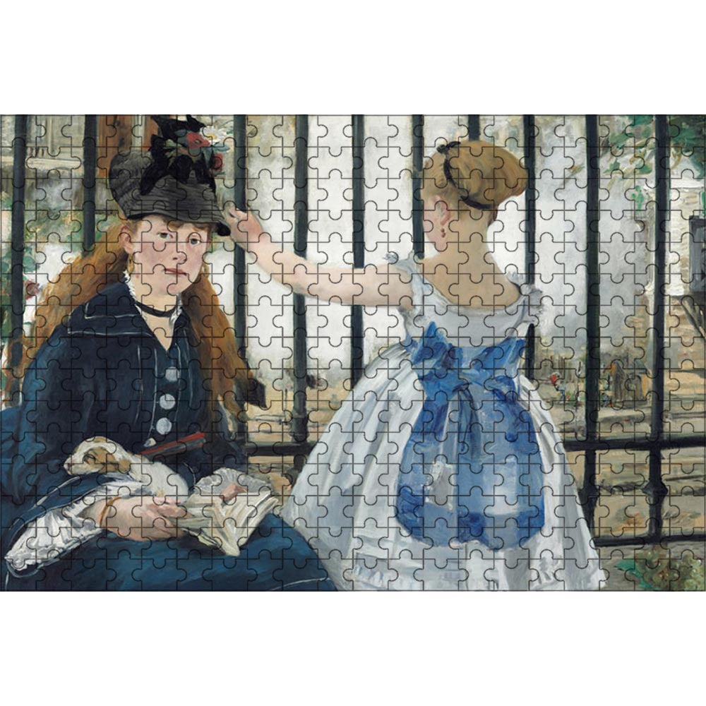 エドゥアール・マネ 鉄道 300ピース 28×40cm 木製 ジグソーパズル