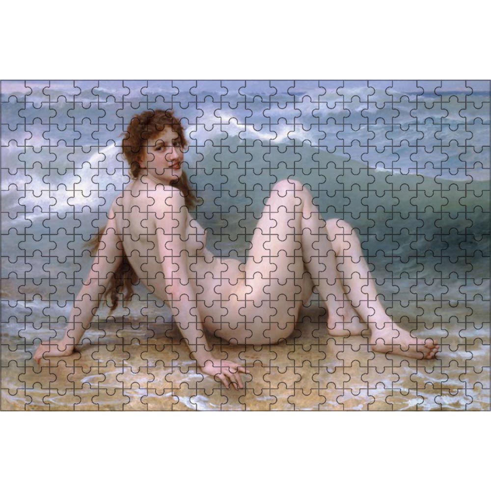 ウィリアム・アドルフ・ブグロー 波 300ピース 28×40cm 木製
