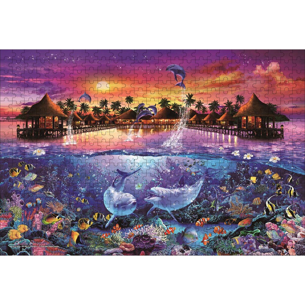 ラッセン モルディブ ～ワールド トラベル～ 500ピース 38×52cm 木製