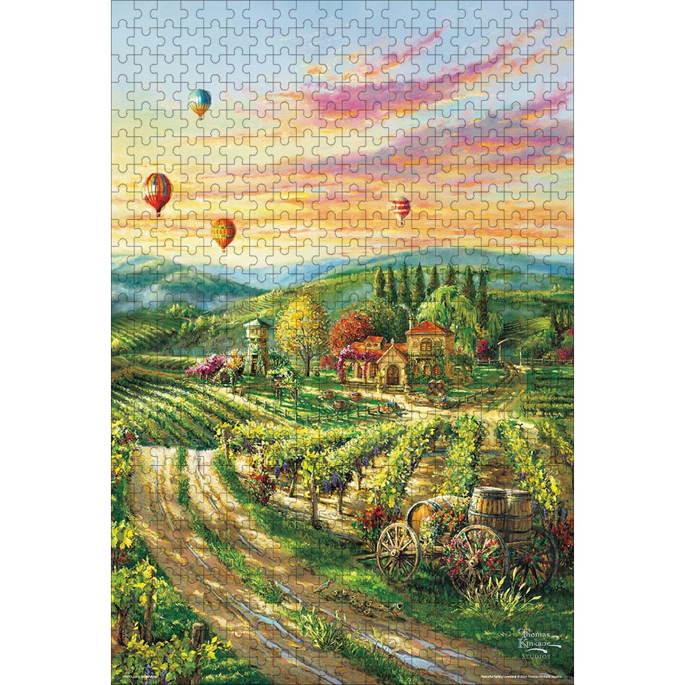 T.キンケード 葡萄畑の休日 ジグソーパズル 500ピース 38×52cm