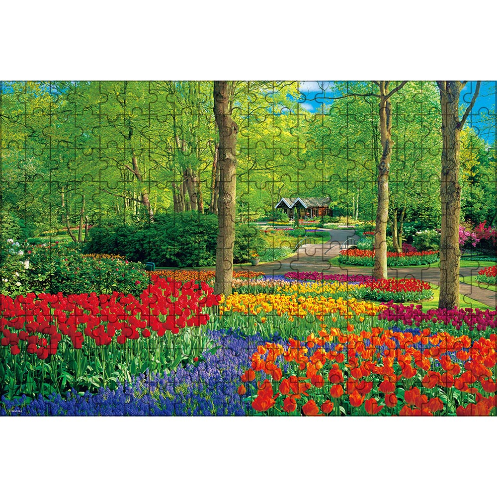 風景 キューケンホフ公園 200ピース 25×35cm ジグソーパズル