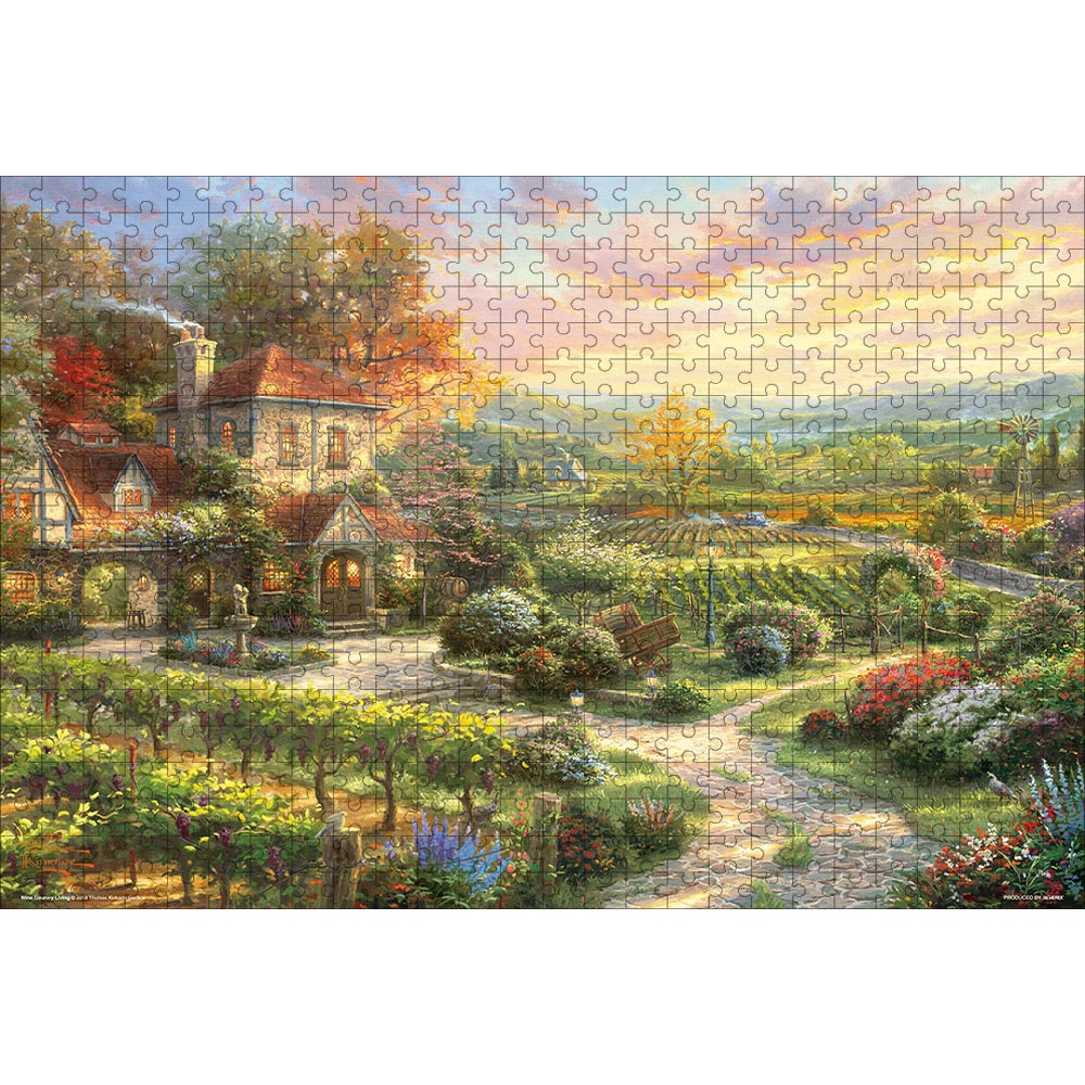 T.キンケード 夕暮れのワインカントリー 絵画 520ピース 38×52cm ジグソーパズル