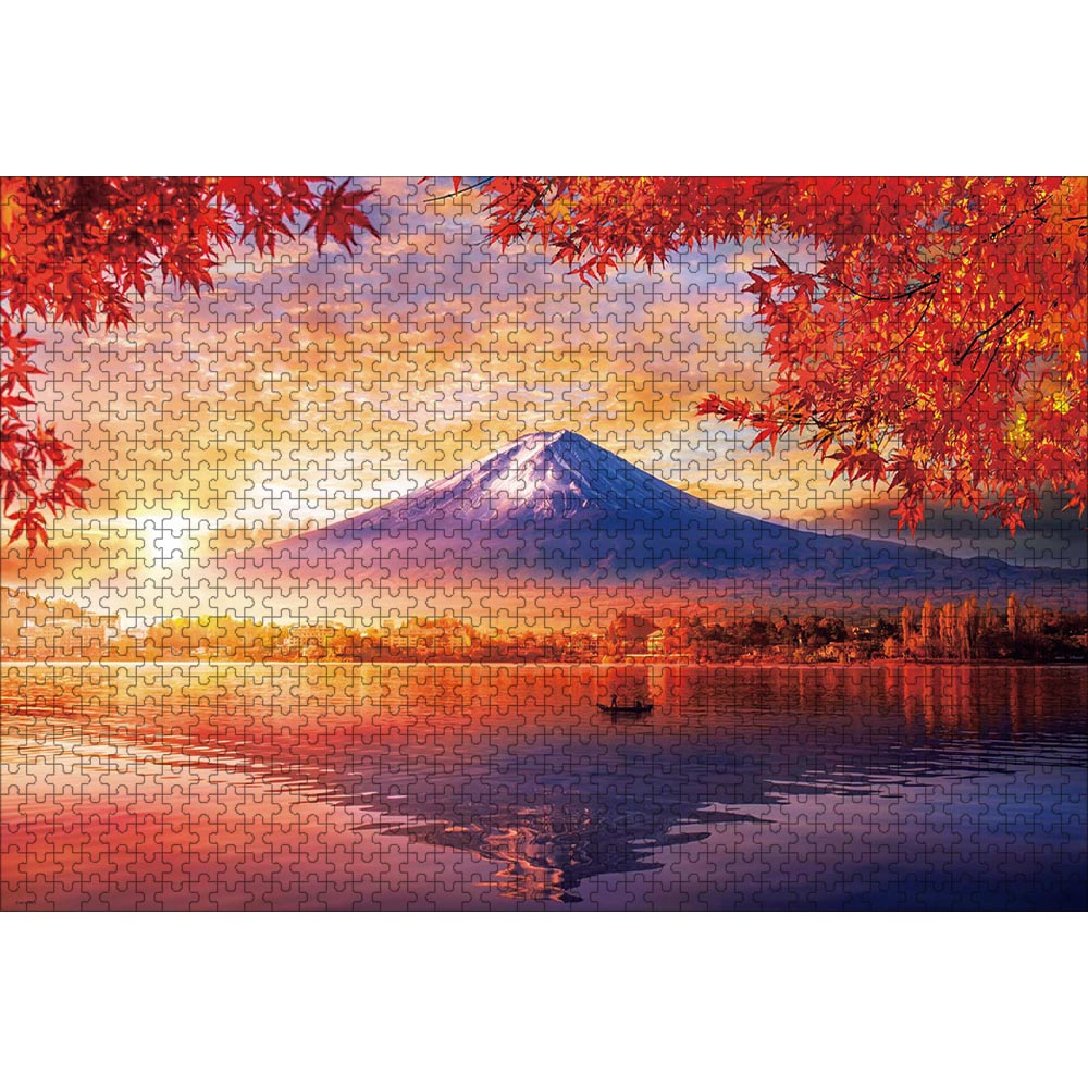早朝の富士の眺め ジグソーパズル 1000ピース 50×75cm