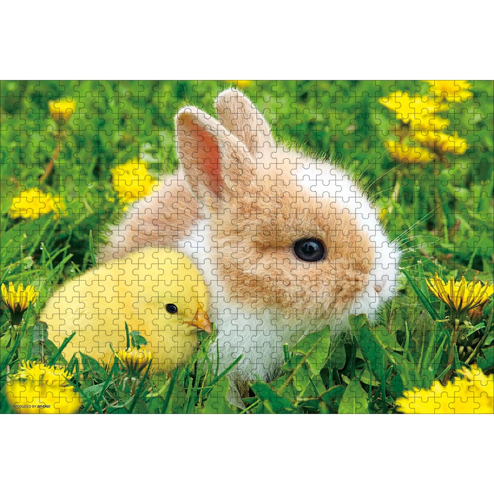 動物 ジグソーパズル たんぽぽ咲いたね 500ピース 38×52cm