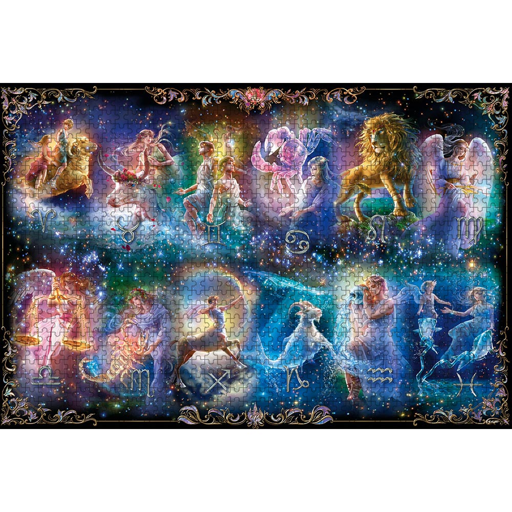 ジグソーパズル 1000ピース 12星座 50×75cm