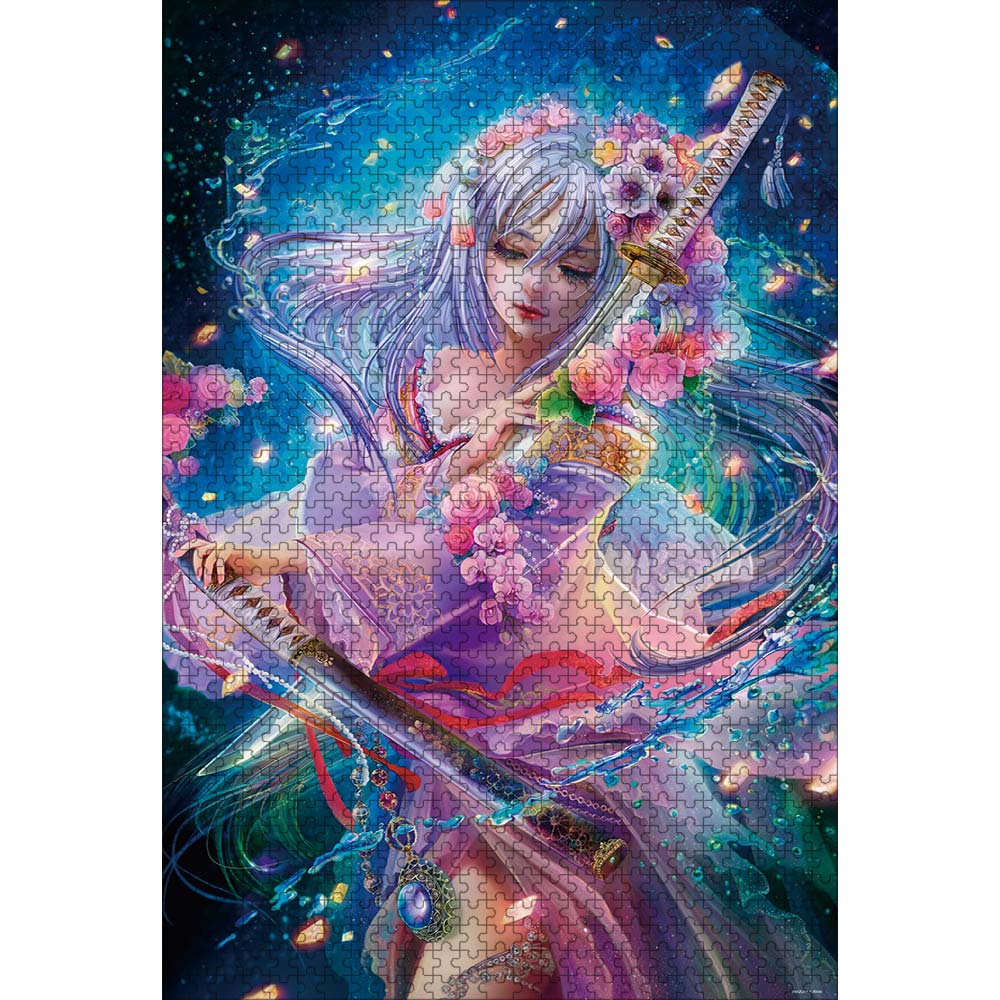 ジグソーパズル 蒼碧の刀 クラミツハノカミ 1000ピース 50×75cm