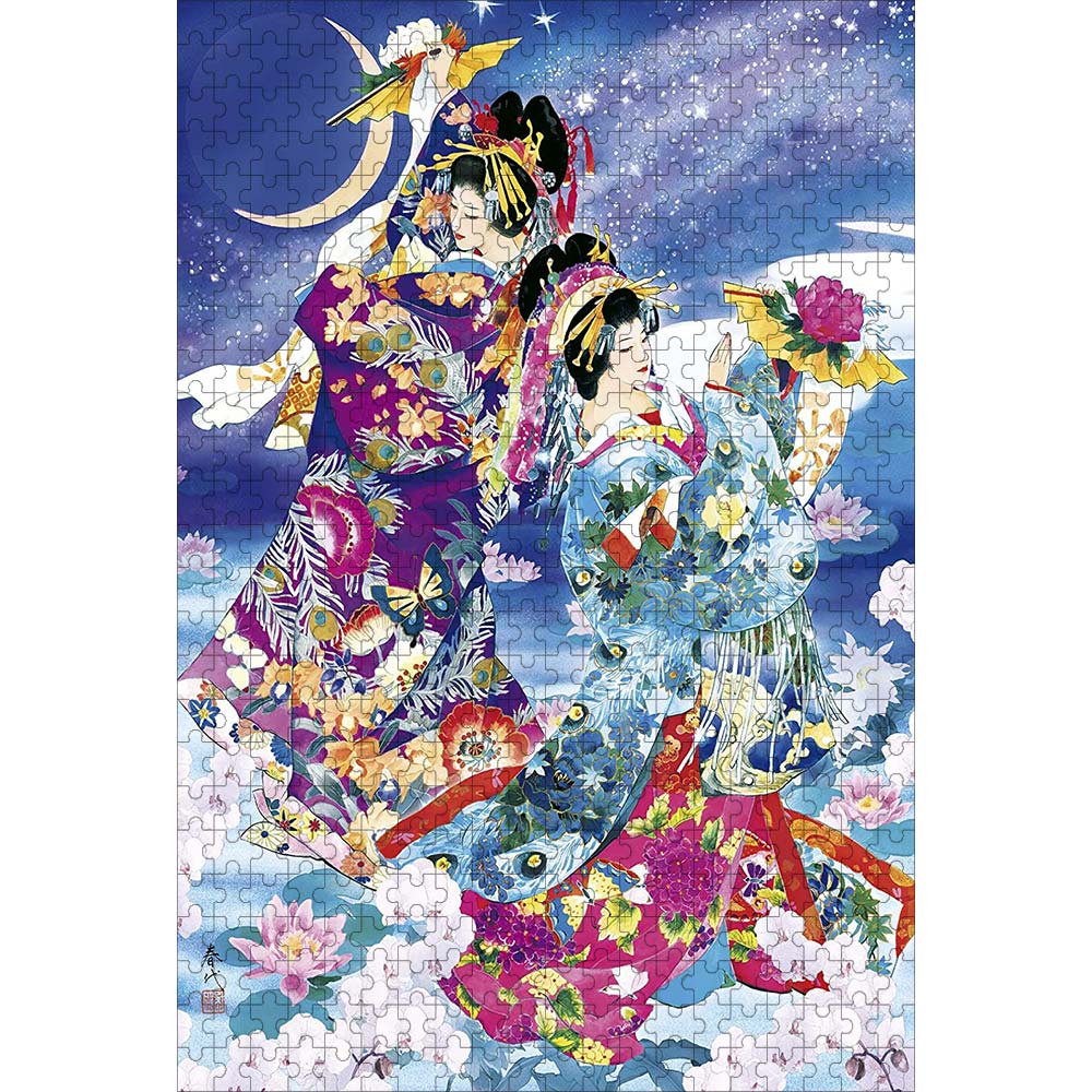 パズルの達人 星華月華 500ピース 38×52cm