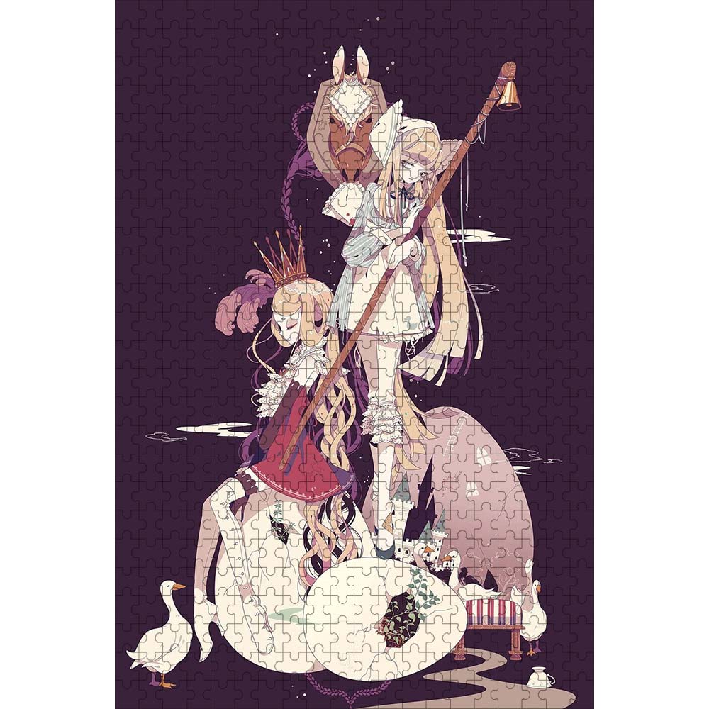 ジグソーパズル がちょう番の娘 500ピース 38×52cm