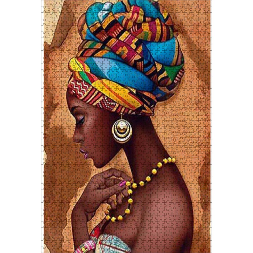ジグソーパズル 肖像画南アフリカの女の子 1000ピース 50×75cm