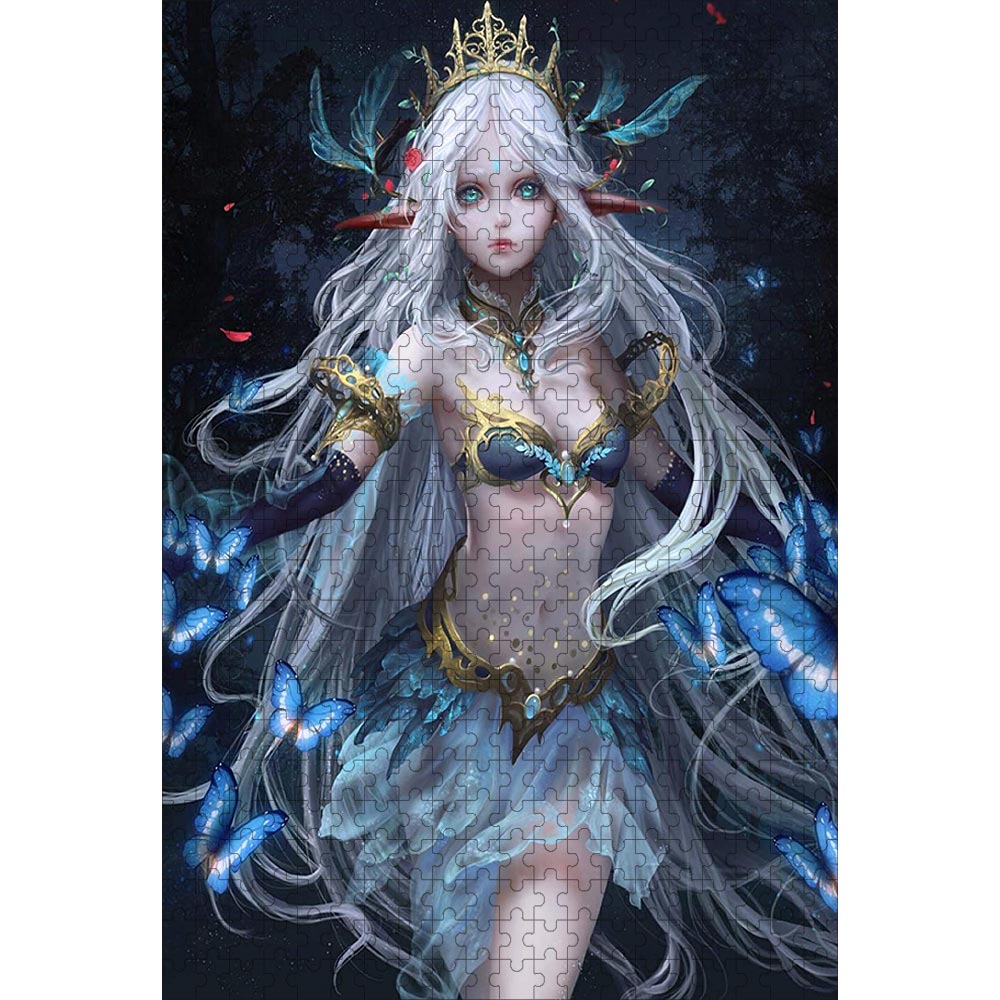 ジグソーパズル バタフライエルフ 500ピース 38×52cm