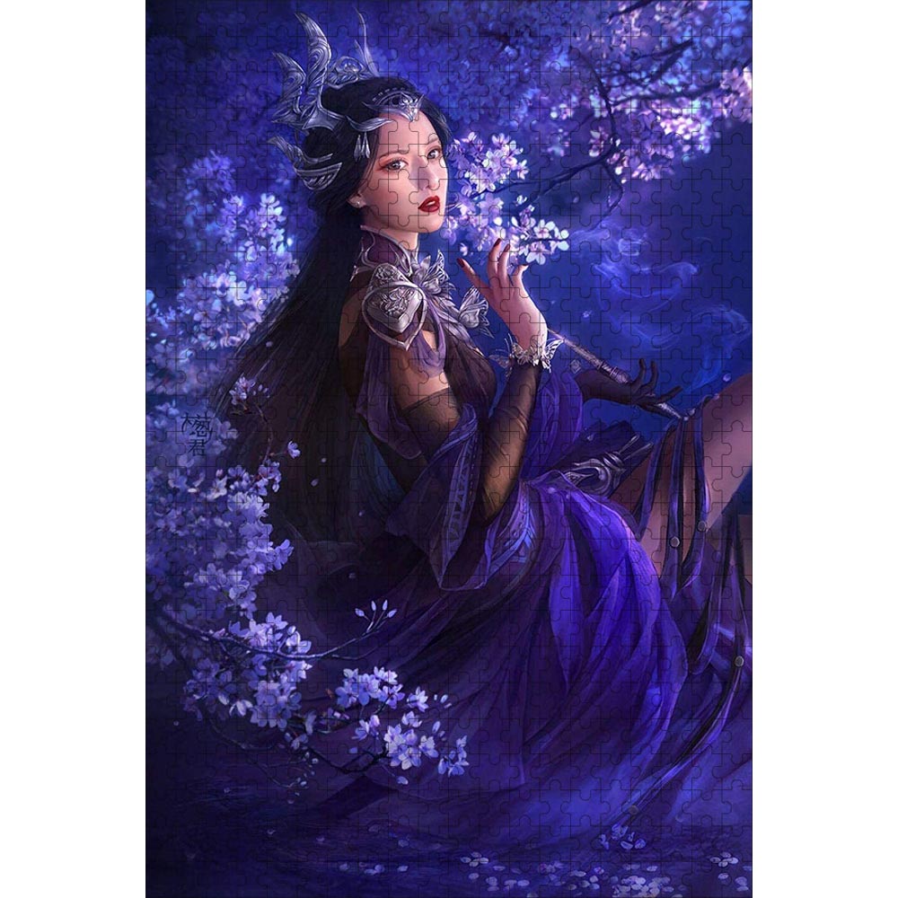 中国の古代の美しさジグソーパズル 500ピース 38×52cm