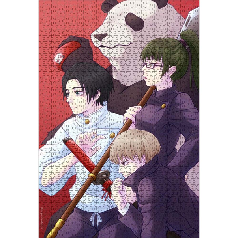 1000ピース 呪術廻戦 パズル 狗巻棘 乙骨憂太 禪院真希 パンダ 50×75cm