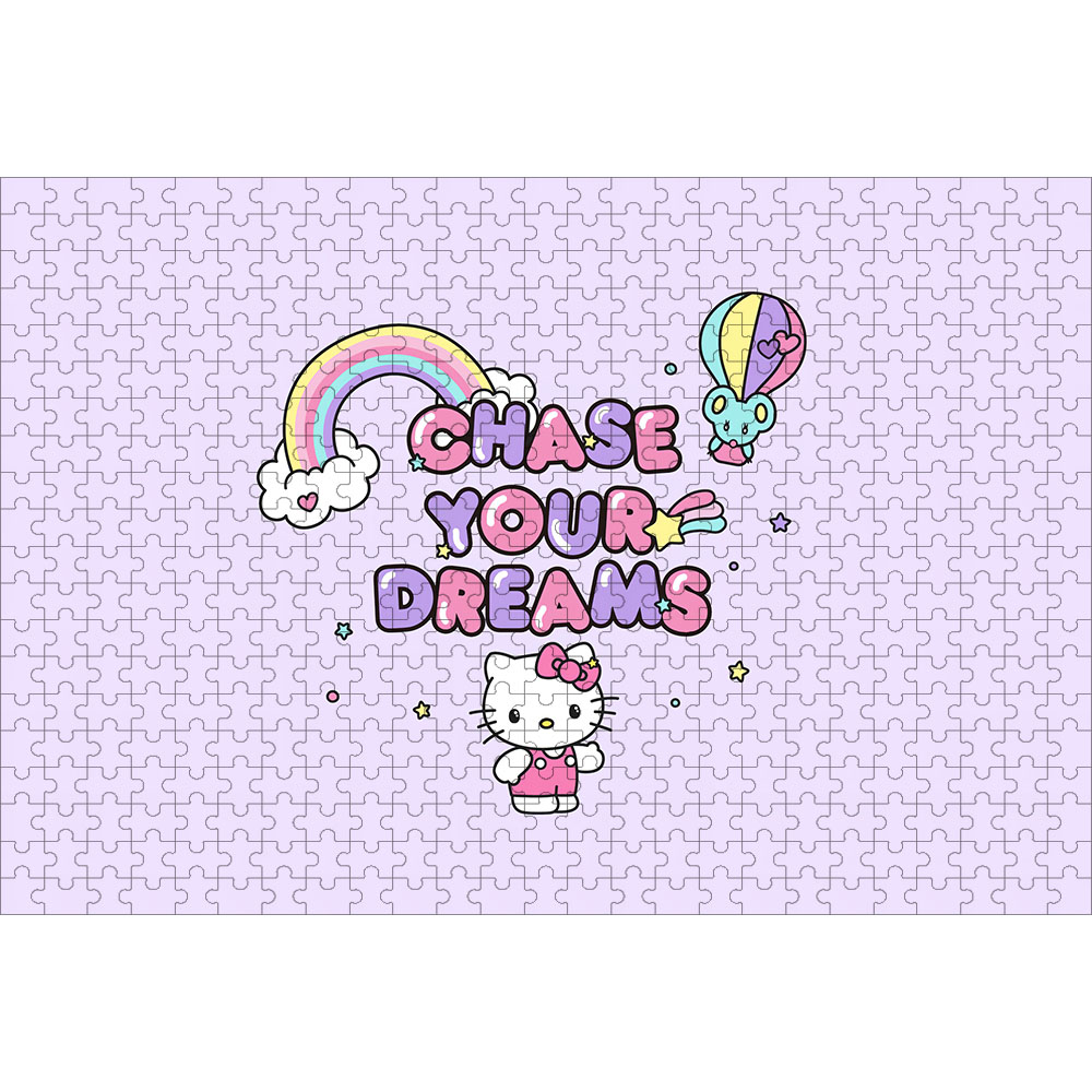 夢を追う 名言 英語 Chase Your Dreams ジグソーパズル 500ピース 38×52cm