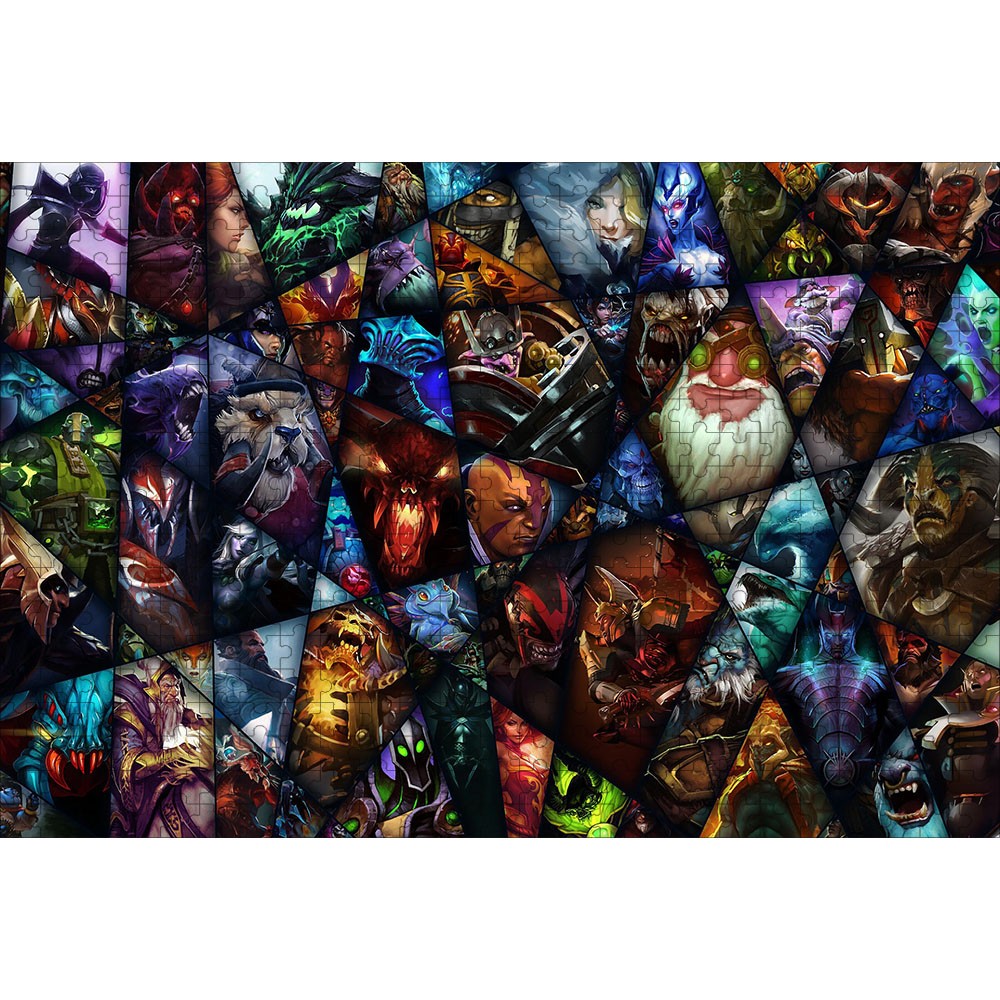 Dota2 キャラ 一覧 ジグソーパズル 500ピース 38×52cm